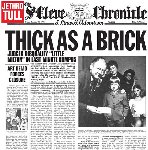 Jethro Tull - Thick As a Brick [New Vinyl LP] 180 Gram