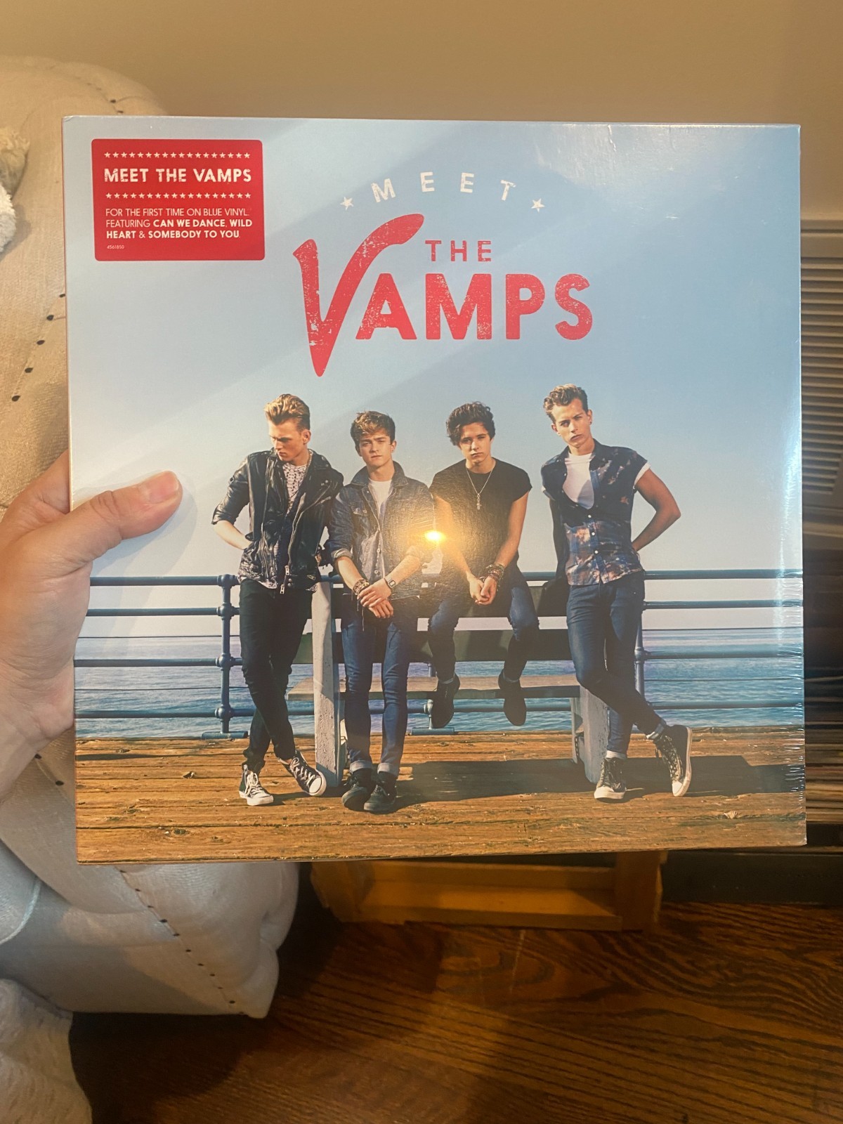 THE VAMPS Meet The Vamps LP blue vinyl SEALED