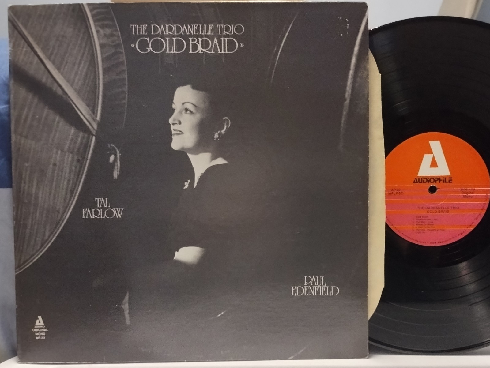 DARDANELLE TRIO Gold Braid SCARCE EXC AUDIOPHILE MONO LP 1940s Jazz TAL FARLOW