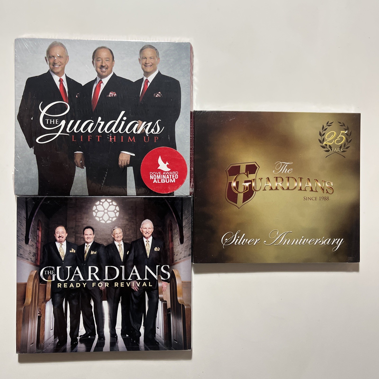 NEW SEALED 3 CD LOT THE GUARDIANS LIFT HIM UP READY FOR REVIVAL SILVER ANNIVERSA