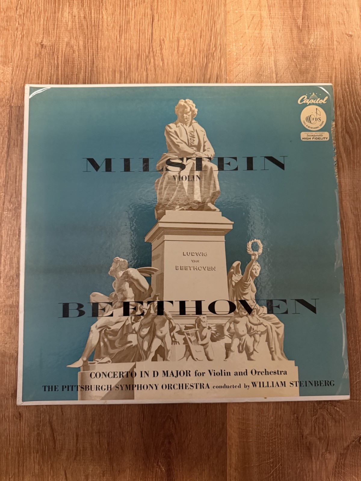 Beethoven Violin Concerto Nathan Milstein William Steinberg Capitol P8313 Mono