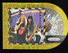 2025 Panini Prizm - The Rolling Stones Album #38- Gold Laser Serial# 05/10 picture