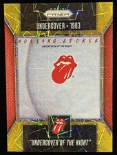 2025 Panini Prizm The Rolling Stones Undercover Of The Night 27- Gold Laser 5/10 picture