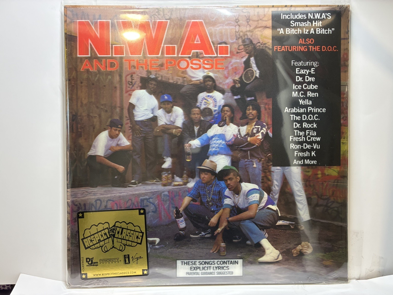 SEALED 2015 N.W.A. AND THE POSSE Album w 3D LENTICULAR COVER Lp VINYL Record NWA