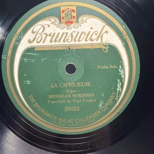 Bronislaw Huberman – La Capricieuse - 12