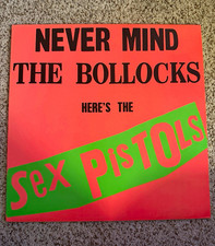 Sex Pistols Never Mind the Bollocks Vinyl LP BSK 3147 US SRC Pressing Punk picture