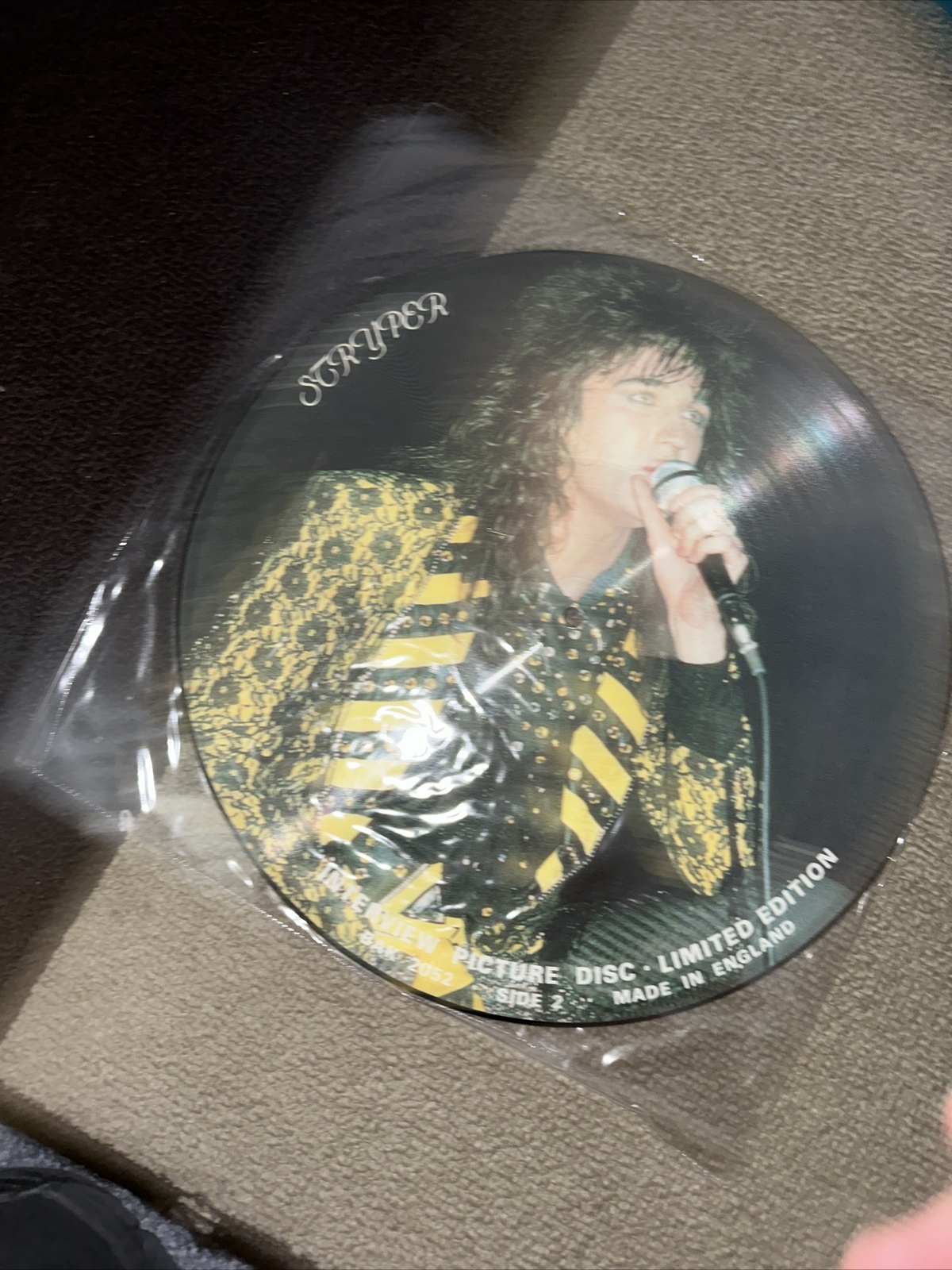 Stryper Import Interview Picture Disc - RARE  Michael Sweet Vinyl Record