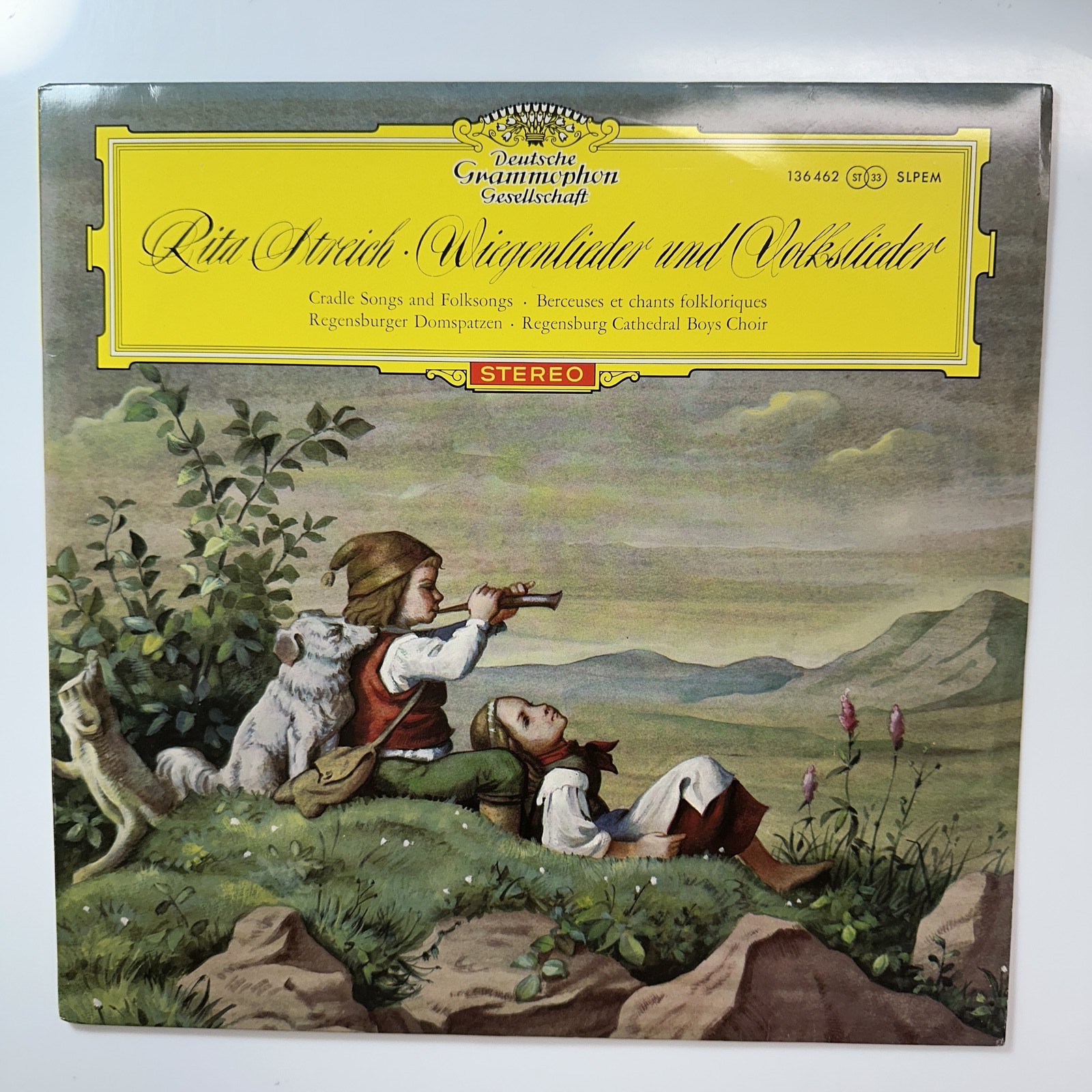 Cradle Songs And Folksongs LP Vinyl Record Streich DG DGG 136 462 SLPEM