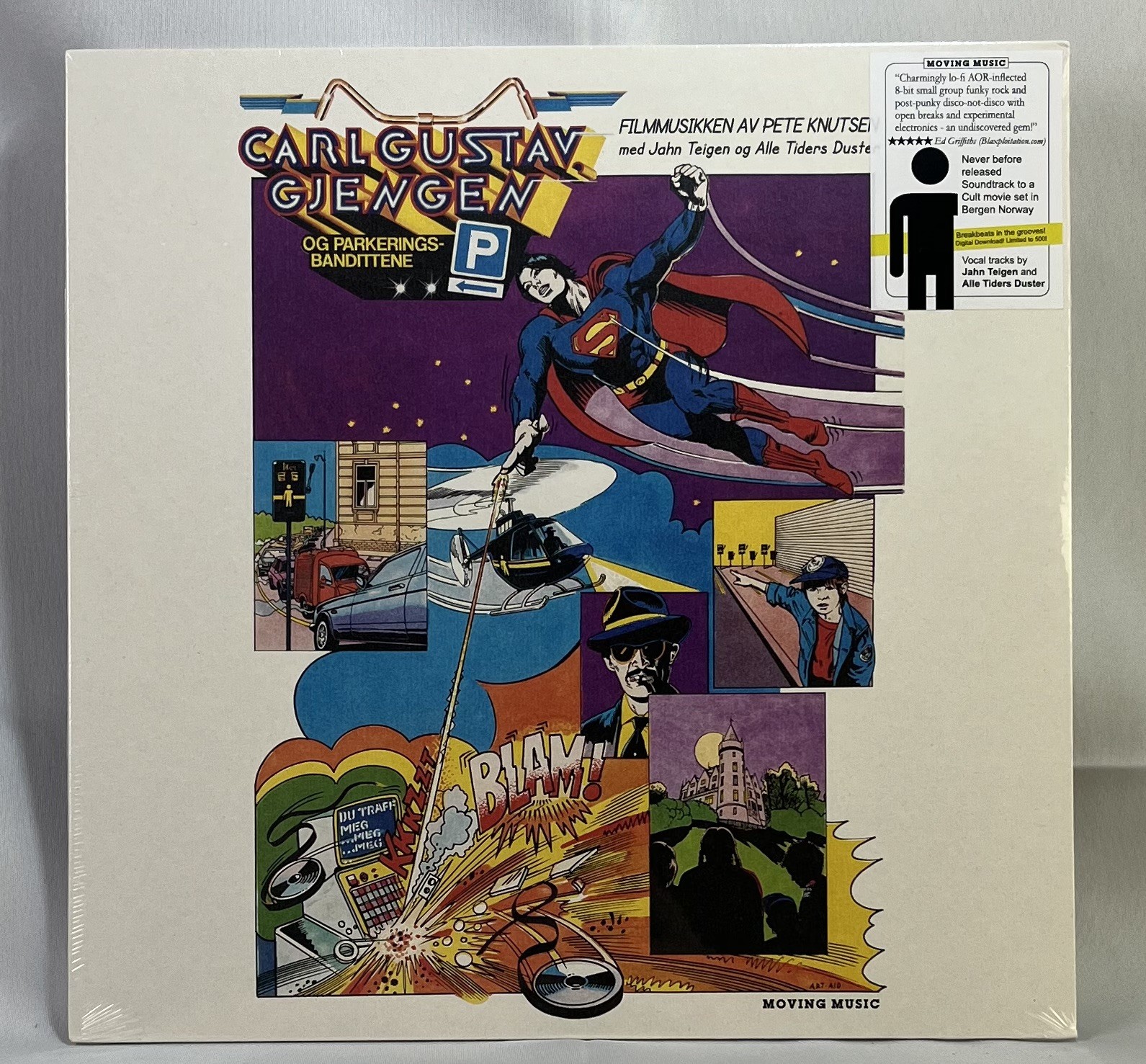 Carl Gustav Gjengen OG Parkeringsbandittene Pete Knutsen Vinyl LP New Sealed 