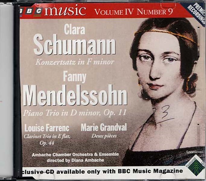 Konzertsatz In F Minor / more ~ Clara Schumann ~ Classical ~ CD ~ Good