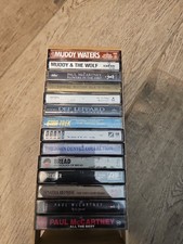 Lot Of 14 Vintage Cassette Tapes. 70s 80s Paul Sting Denver Def picture