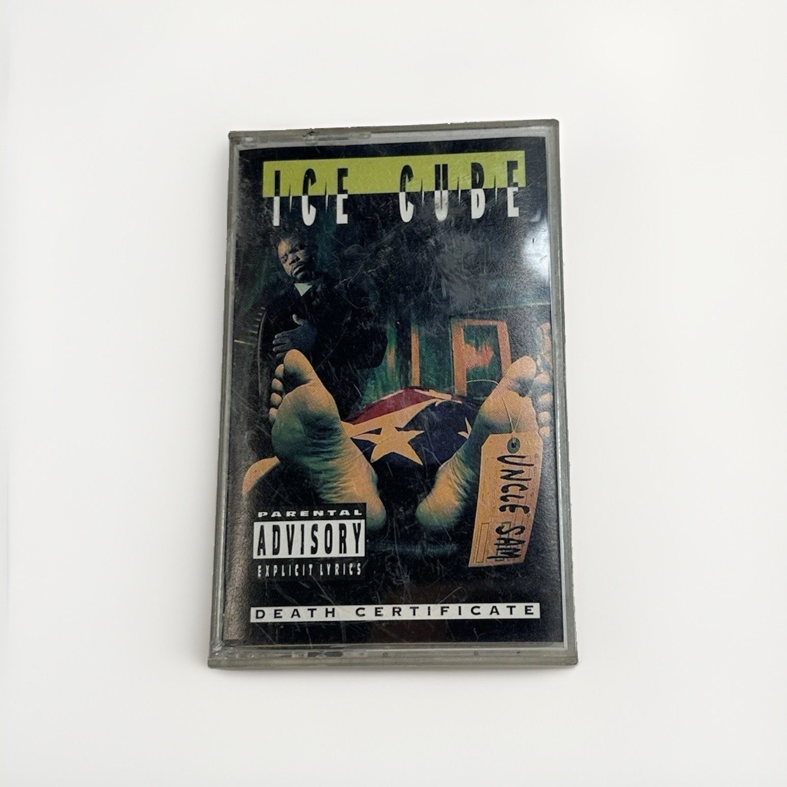 Ice Cube Death Certificate Cassette Tape 1991 Priority Records 4XL 57155 