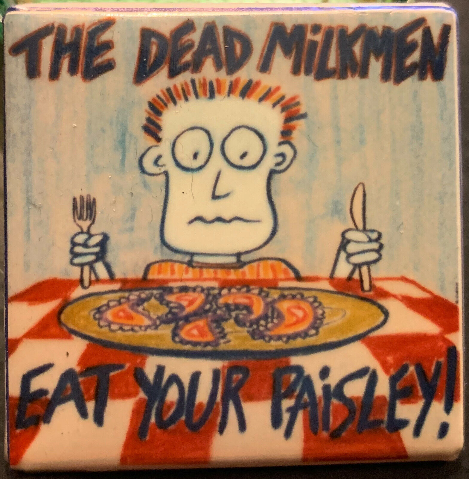 Dead Milkmen-Record Cover-Button, Badge, pin  