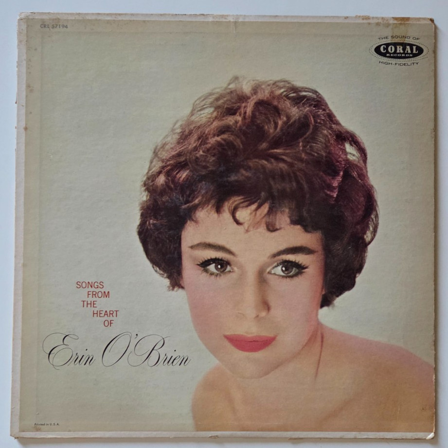Erin O\'Brien – Songs From the Heart of Erin O\'Brien – Vintage Vocal Jazz LP