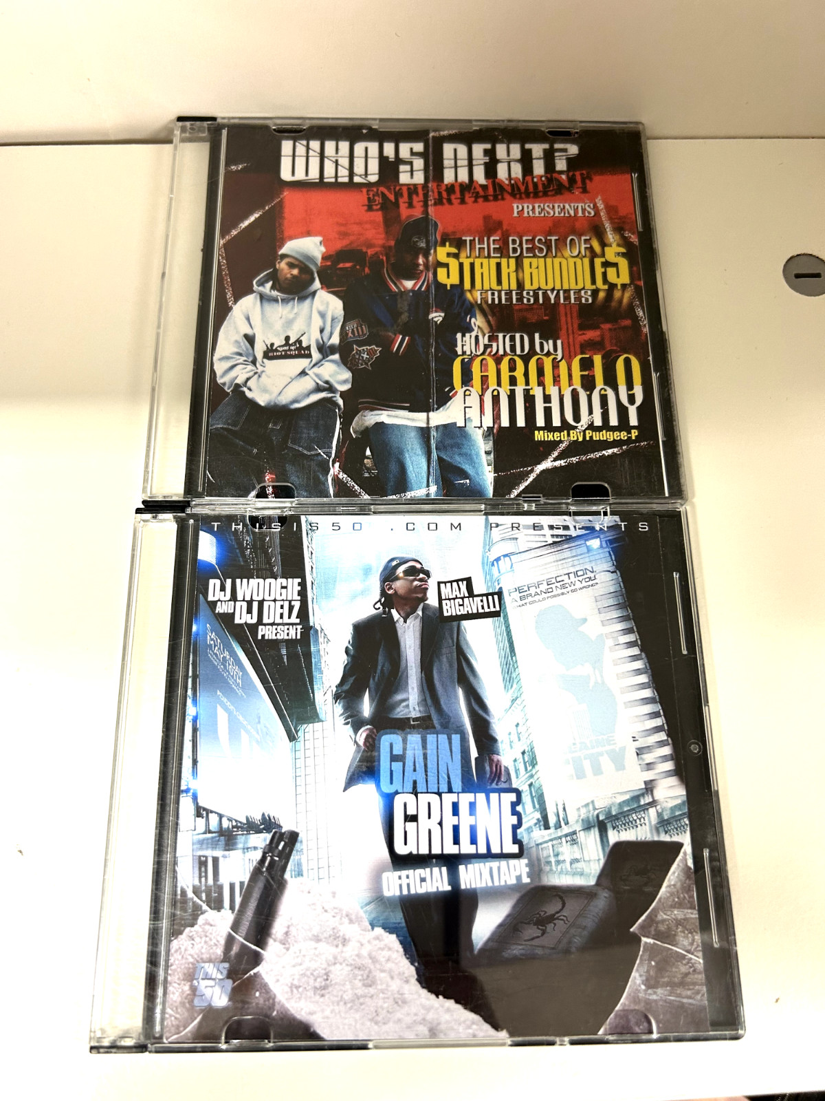 2x Stack Bundles Max B Mixtapes NYC Promo Mix CD Lot RARE DJ Delz DJ Woogie