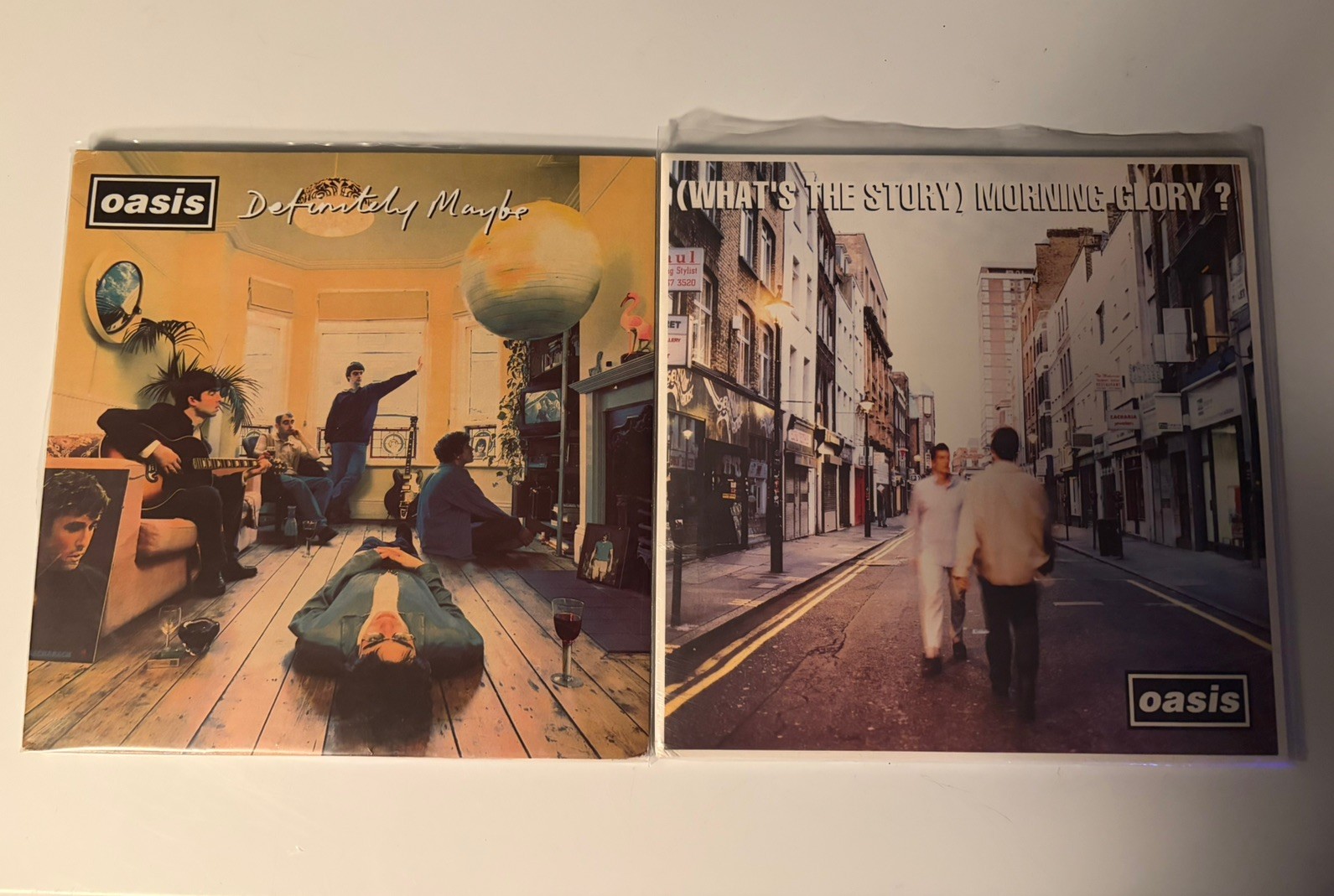 RARE OOP OASIS 2009 BIG BROTHER VINYL LOT - READ DESCRIPTION DEFINITELY MAYBE