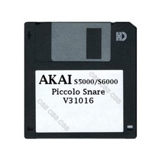 Akai S5000 / S6000 Floppy Disk Piccolo Snare V31016 picture