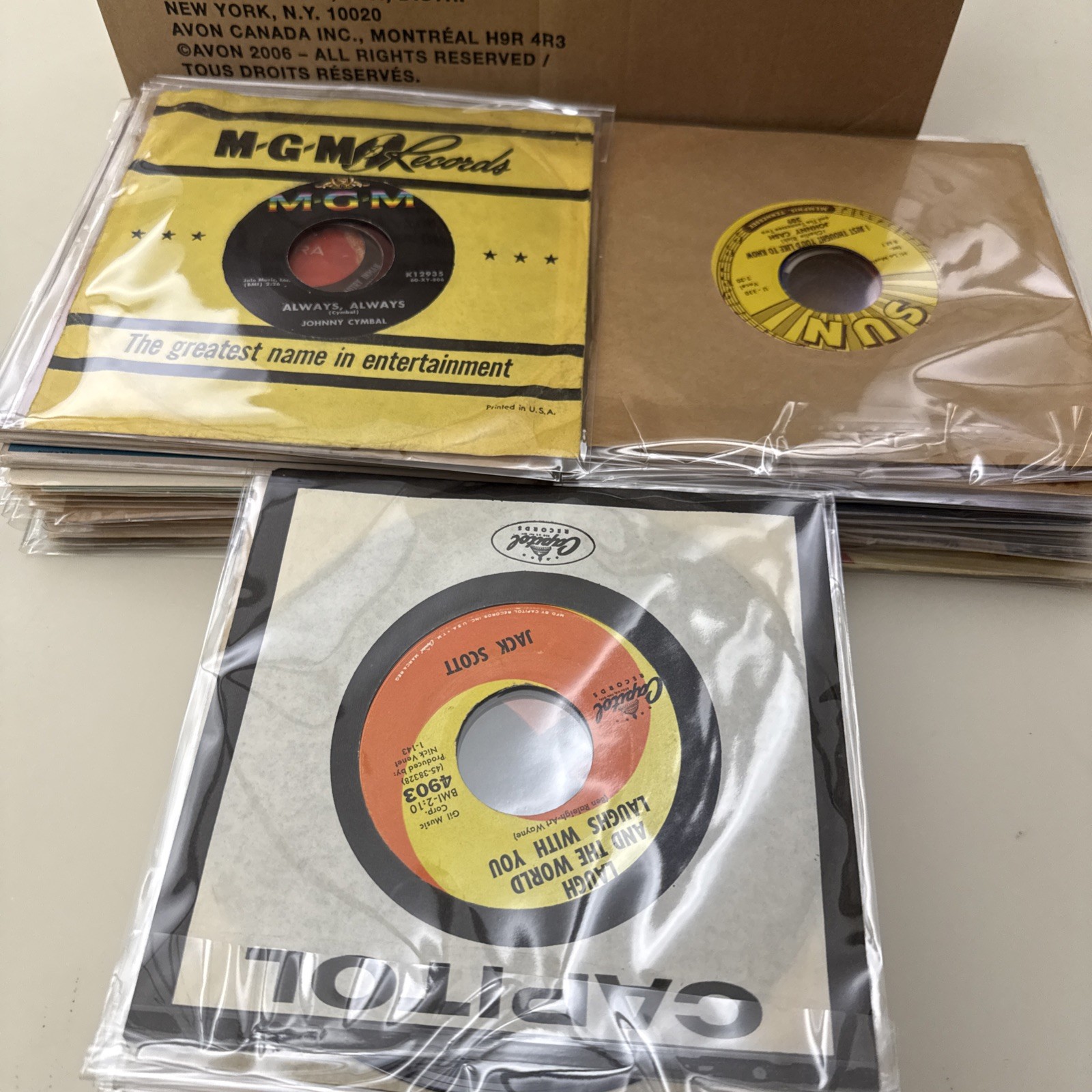 Nice Lot Of 55 Records Jukebox 7