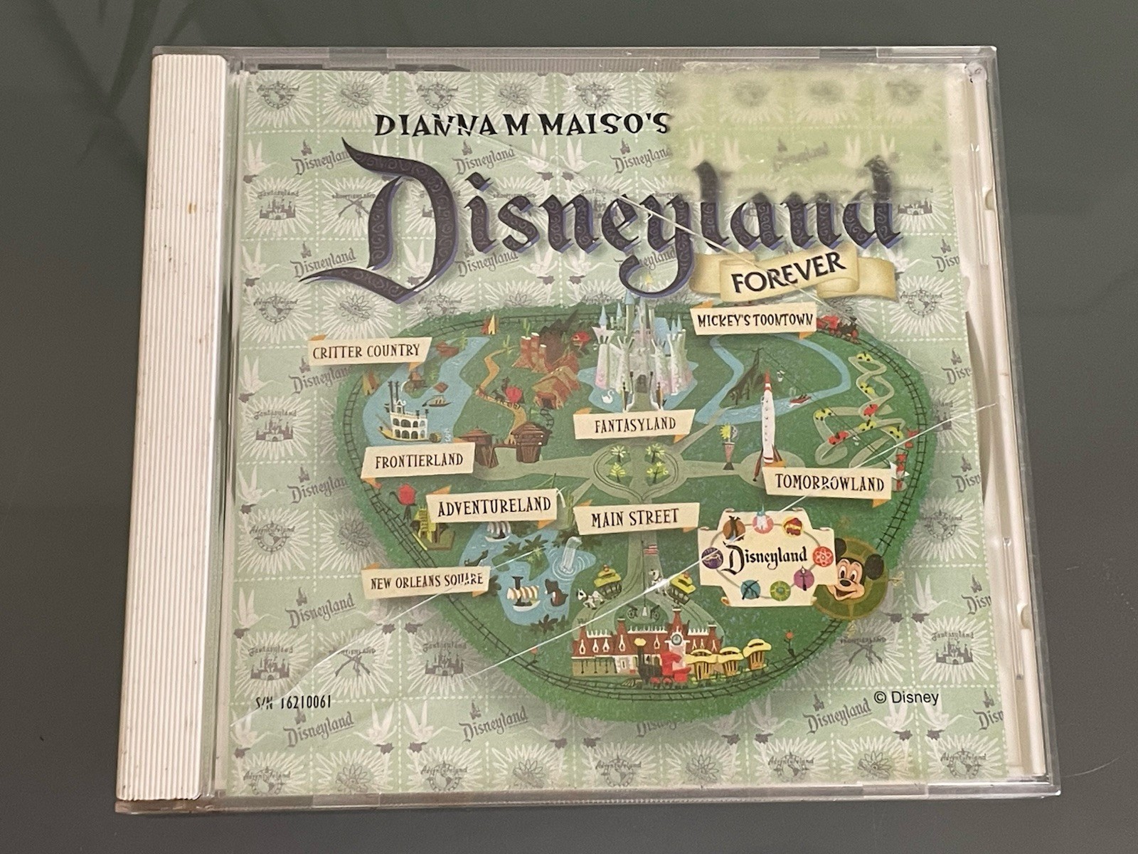 Disneyland Forever Gold CD By Dianna Maiso/ Main Street Fantasyland
