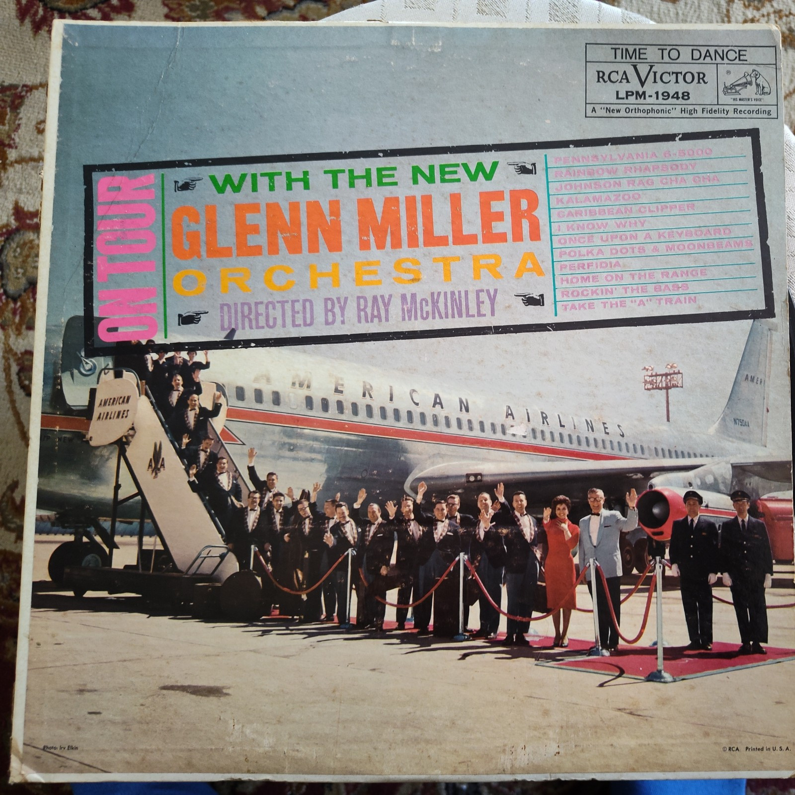 The New Glenn Miller Orchestra - On Tour With The New Glenn Miller Orchestra (LP