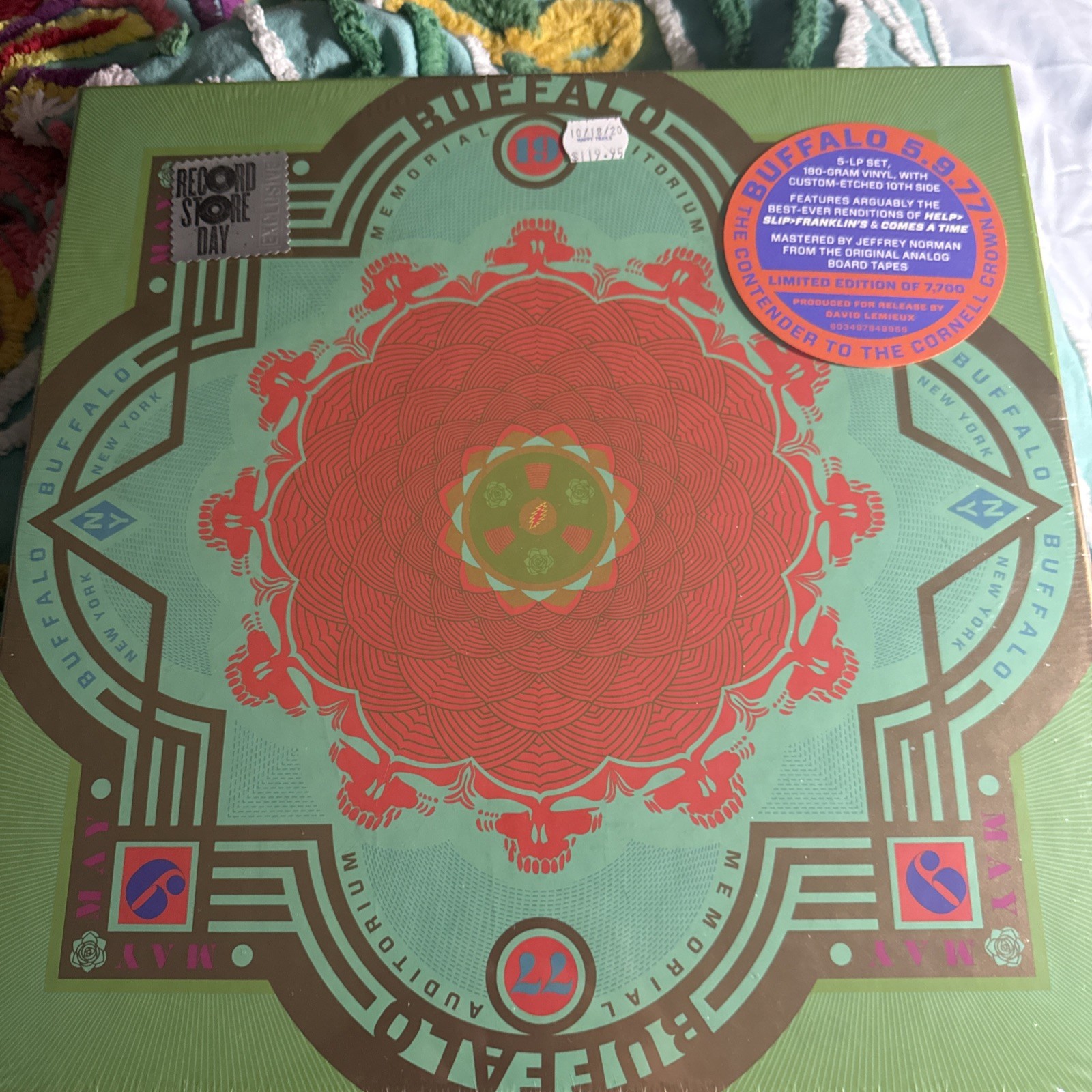 Grateful Dead Buffalo 5-9-77 Rhino RSD Limited Vinyl Box Set SEALED