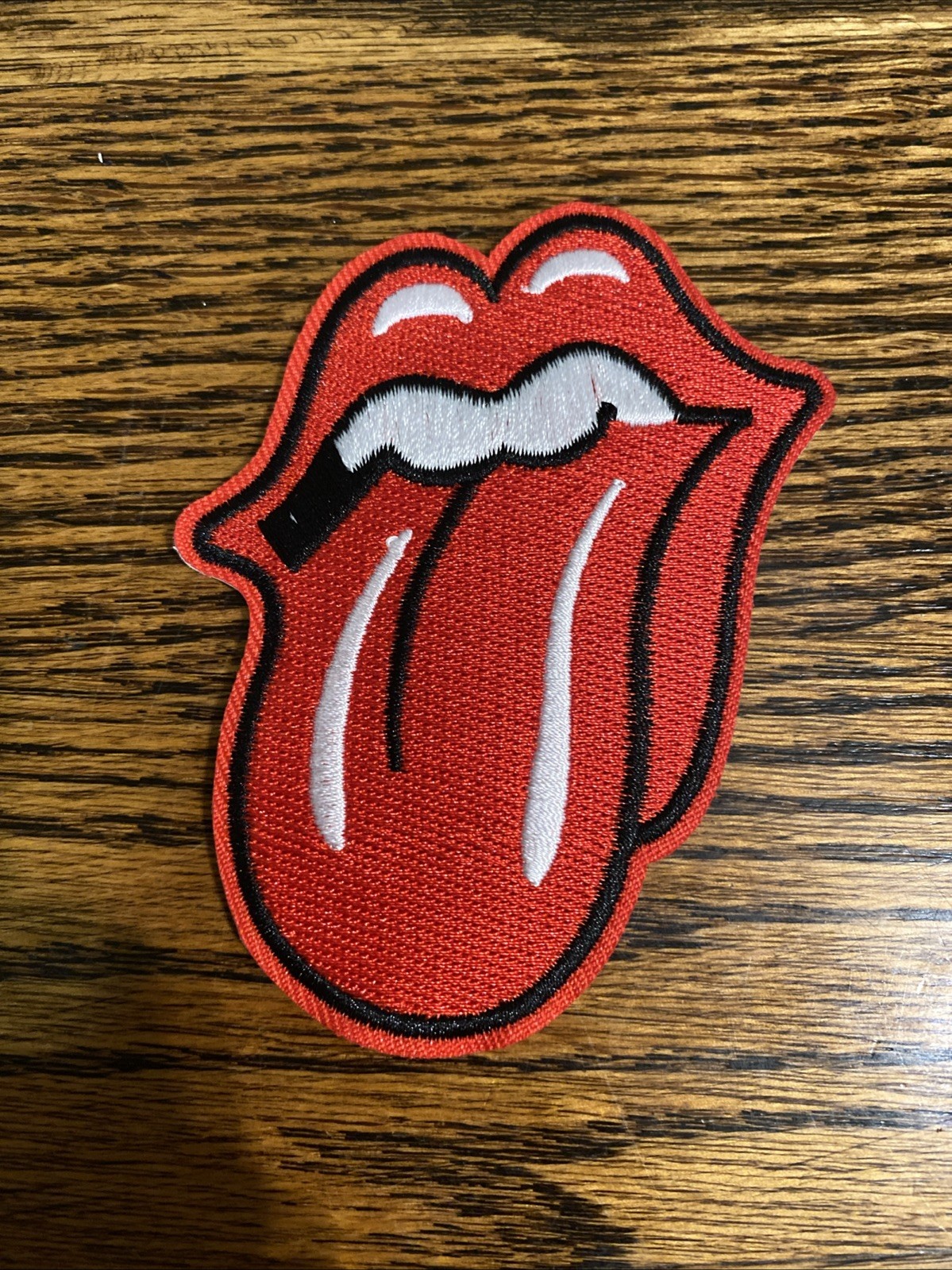 The Rolling Stones EMBROIDERED IRON ON PATCHES