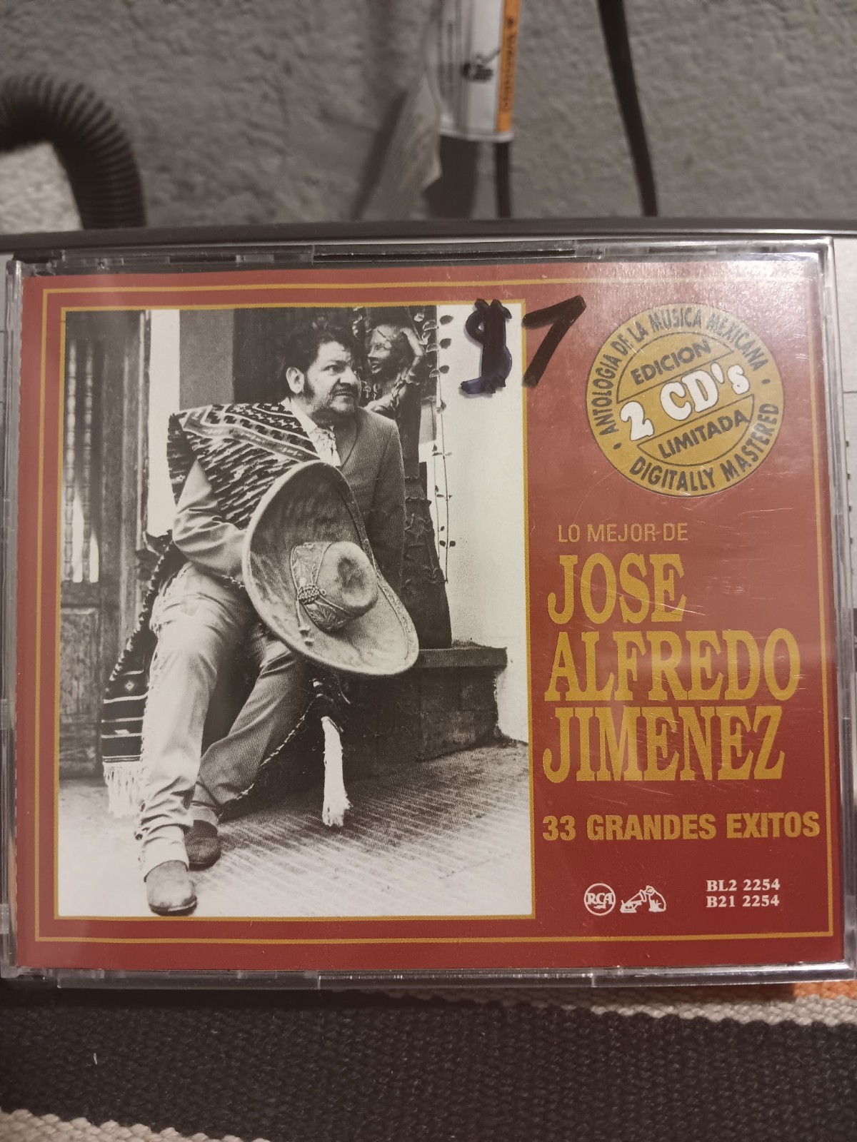 José Alfredo Jiménez - Lo Mejor De Jose Alfredo Jimenez 2CD VERY GOOD