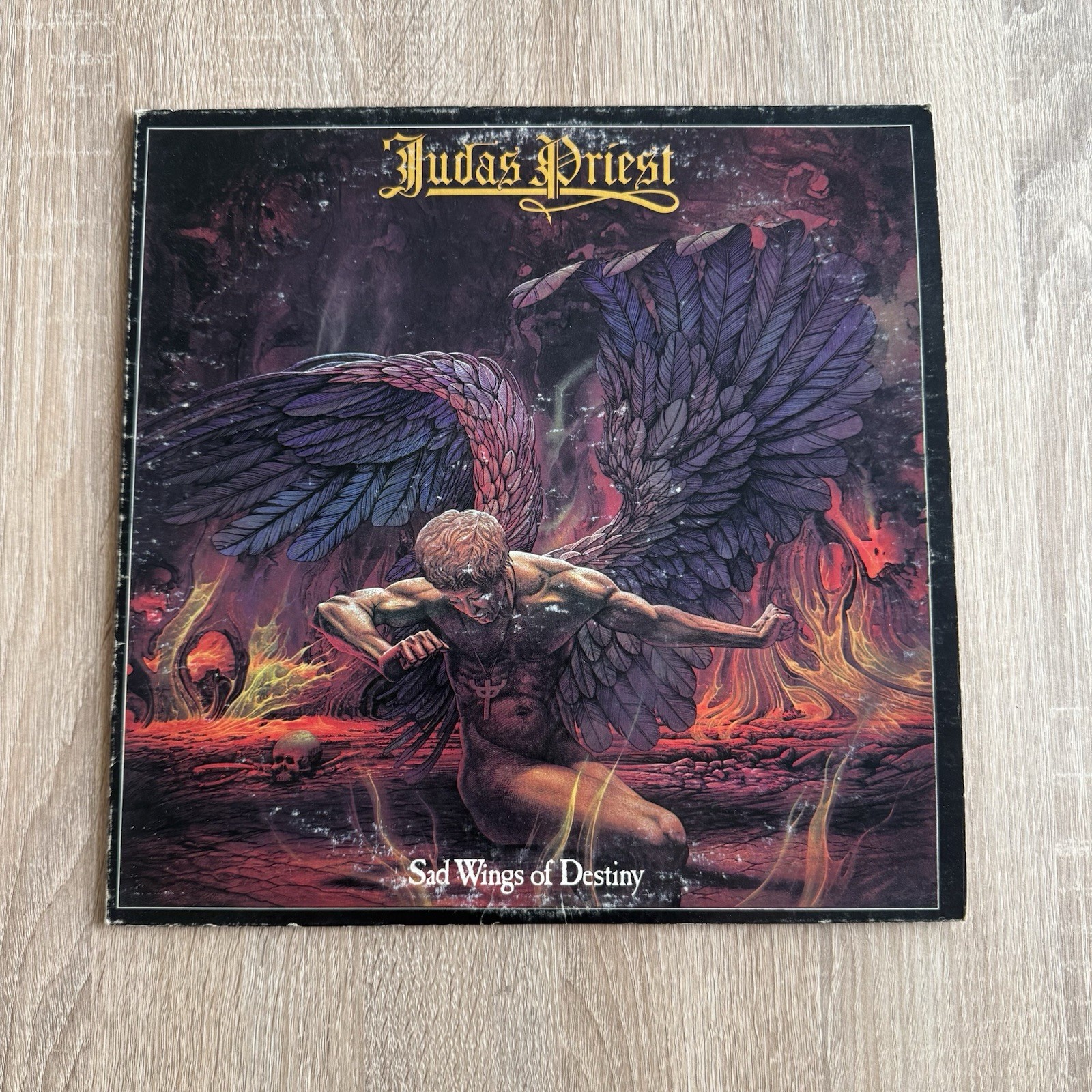 Judas Priest Sad Wings of Destiny Vinyl PROMOTIONAL  RECORD Janus Records 1976