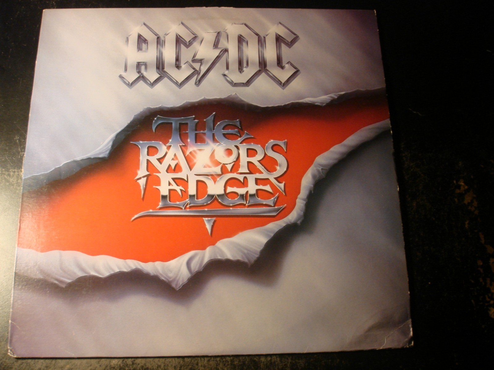AC/DC ACDC RAZOR'S EDGE LP RECORD 1990