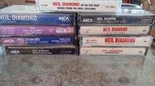 Neil Diamond Cassette Tapes Lot of 9 Collection, Hot August Night, Greatest Hits picture
