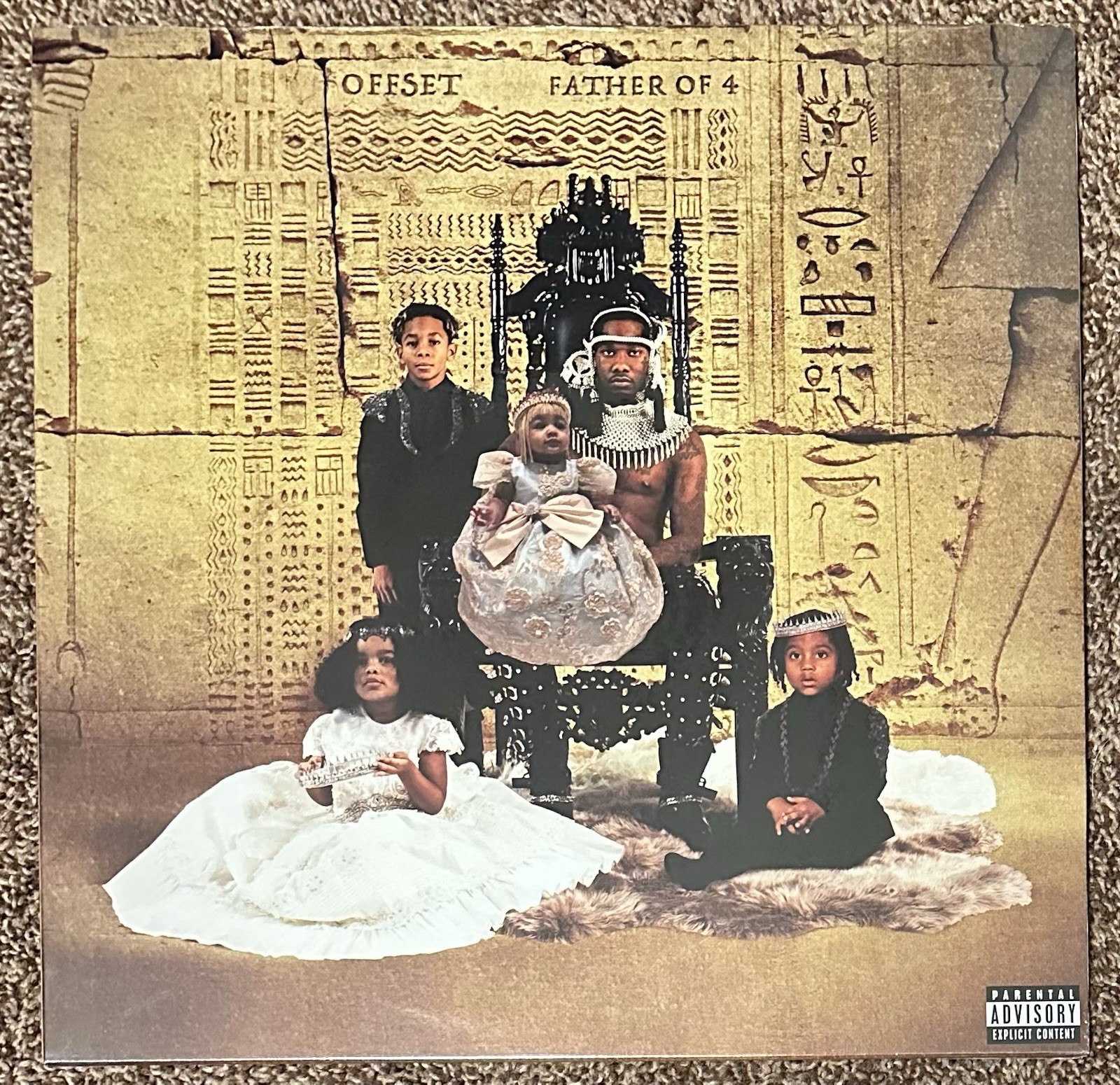 Offset - Father Of 4 - 2lp Yellow Mustard Vinyl - Sealed