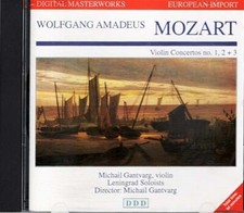 Violin Concertos no. 1, 2 + 3 ~ Wolfgang Amadeus Mozart ~ Classical ~ CD ~ VG picture