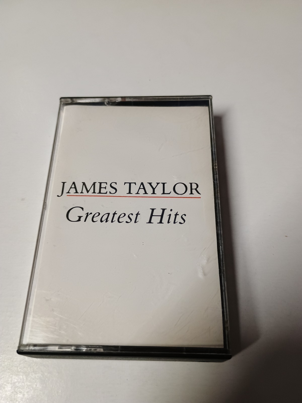 vintage james taylor cassette tape greatest hits white mint condition.