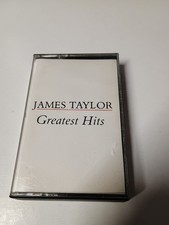 vintage james taylor cassette tape greatest hits white mint condition. picture