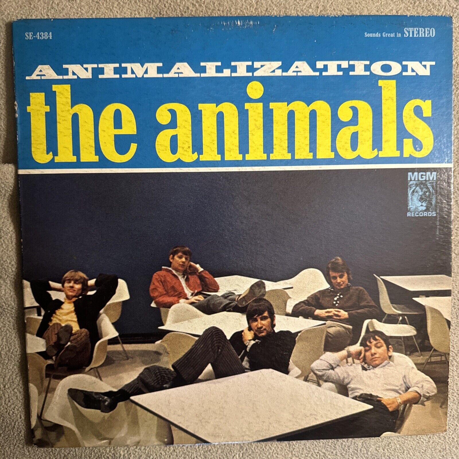 Vintage The Animals Album LP Animalization Nice Condition 1966 MGM Records