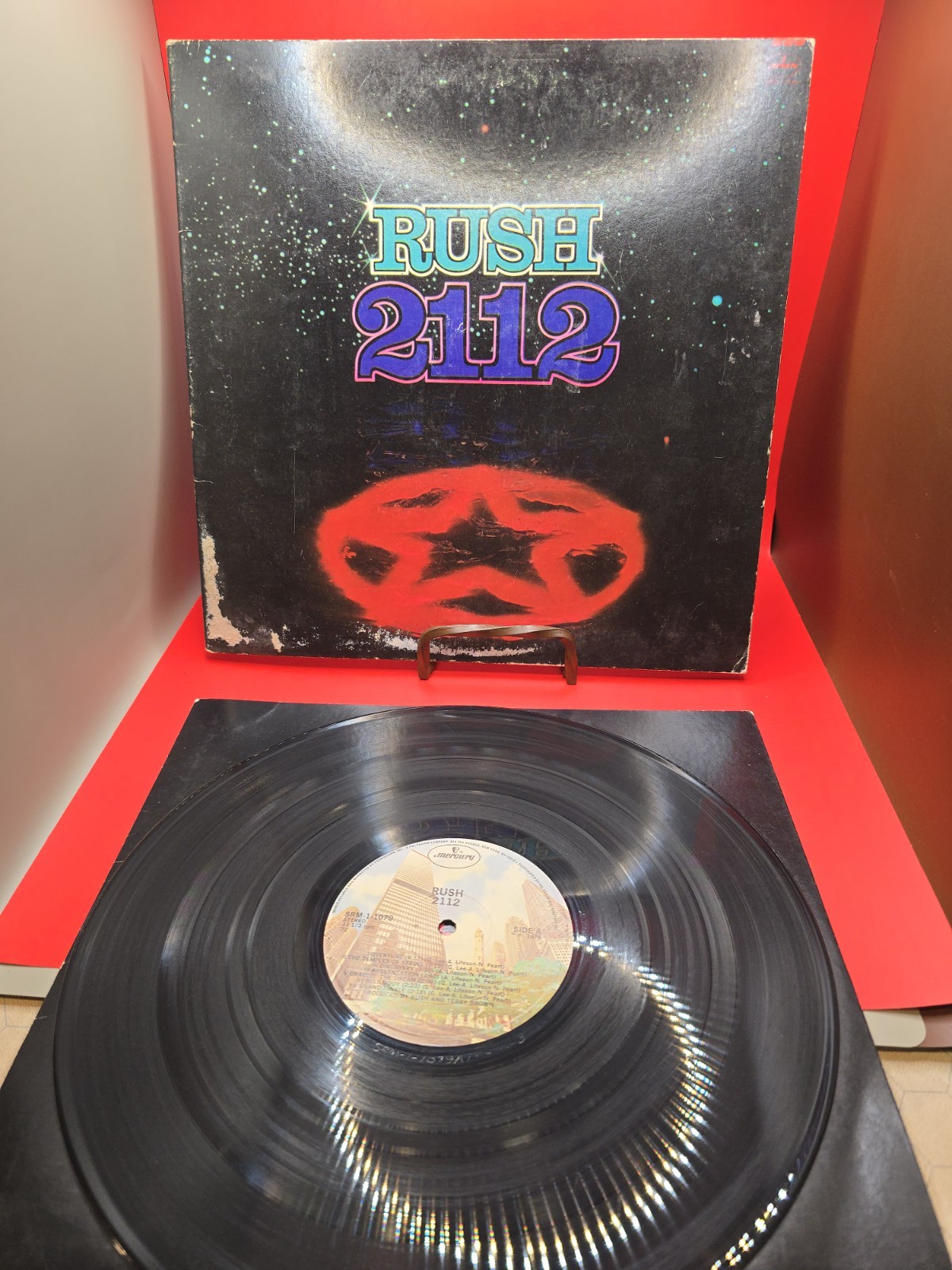 Rush 2112 Vinyl Lp Masterdisk BK Bill Kipper 1979s US Gatefold PRC SRM-1-1079