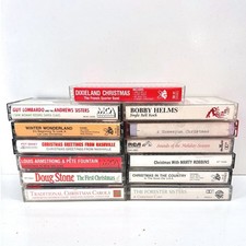 Various Artists Christmas Cassette Tape Lot Holiday Music Country Dixieland picture