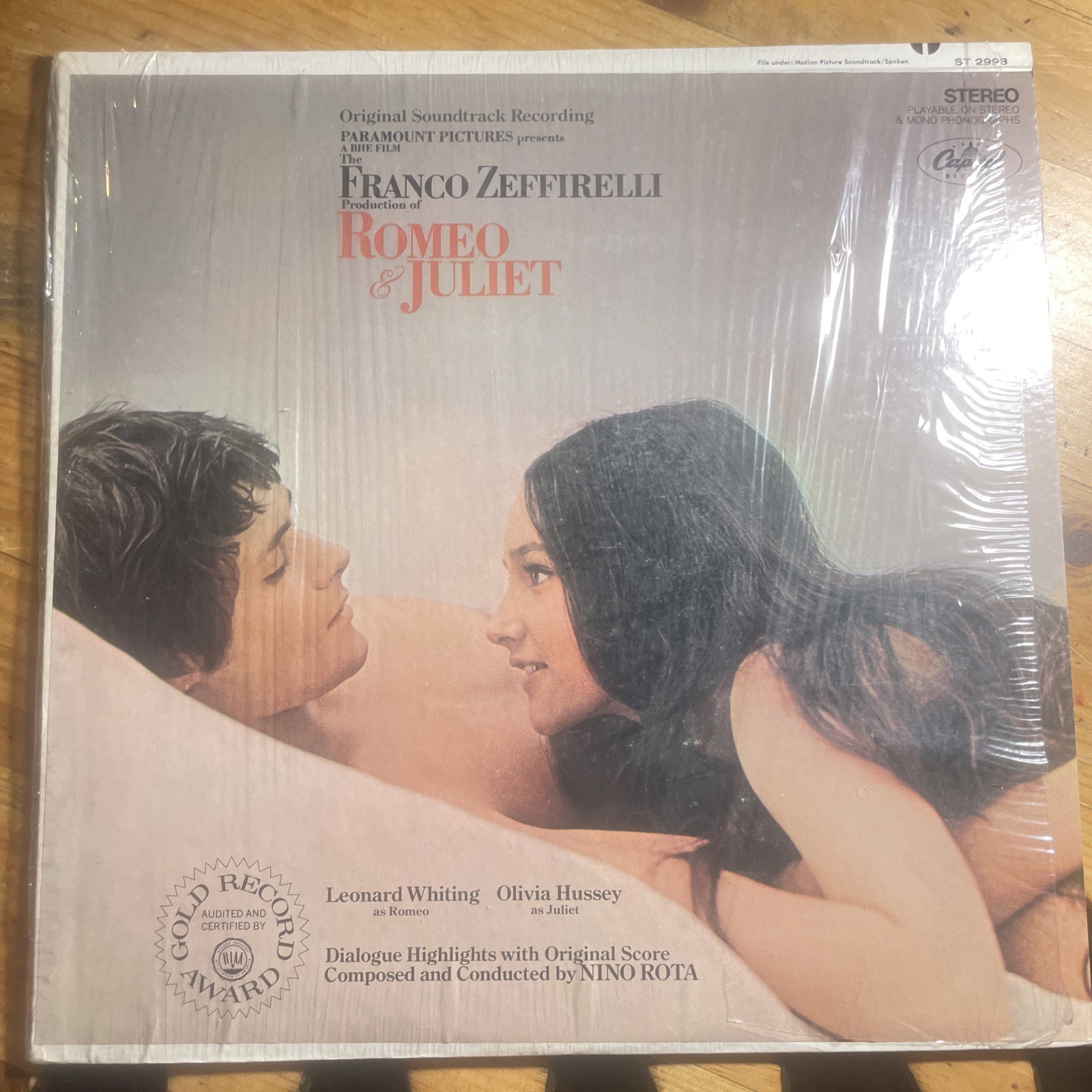 Vintage Franco Zeffirelli Romeo & Juliet Origina Soundtrack Vinyl LP Record