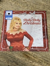 DOLLY PARTON -A HOLLY DOLLY CHRISTMAS -WALMART EXCLUSIVE WHITE VINYL NEW SEALED picture