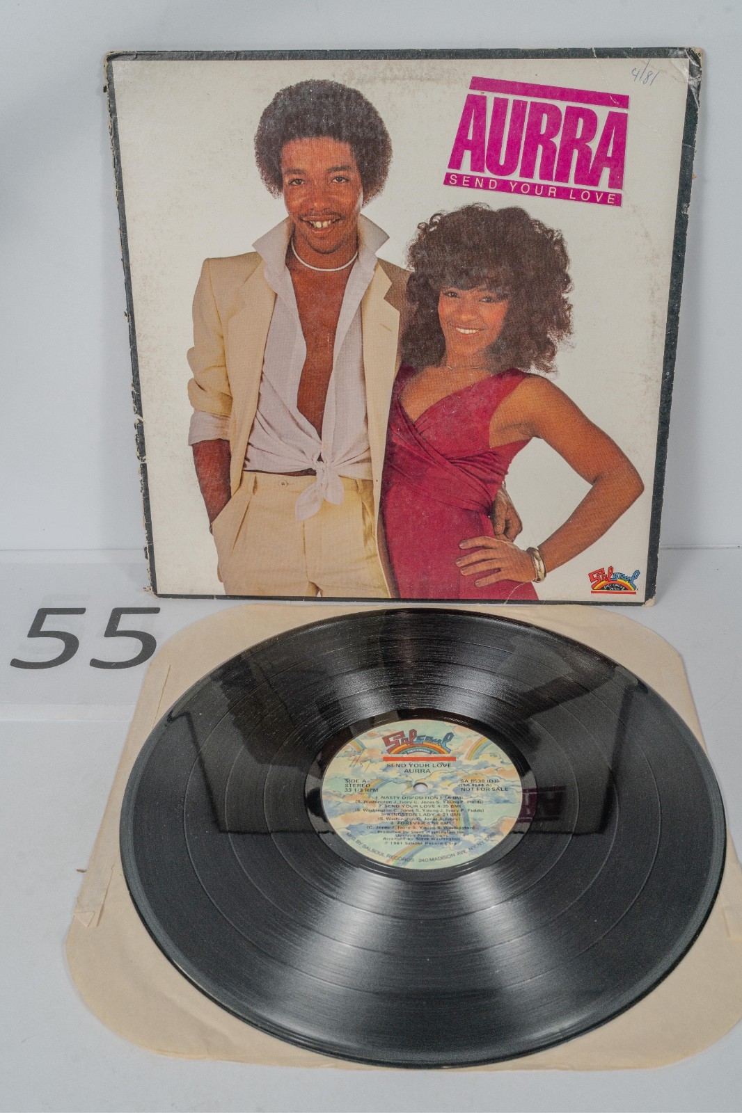Aurra - Send Your Love 1981 LP Salsoul Records DJ Promo Funk Soul Vinyl VG+