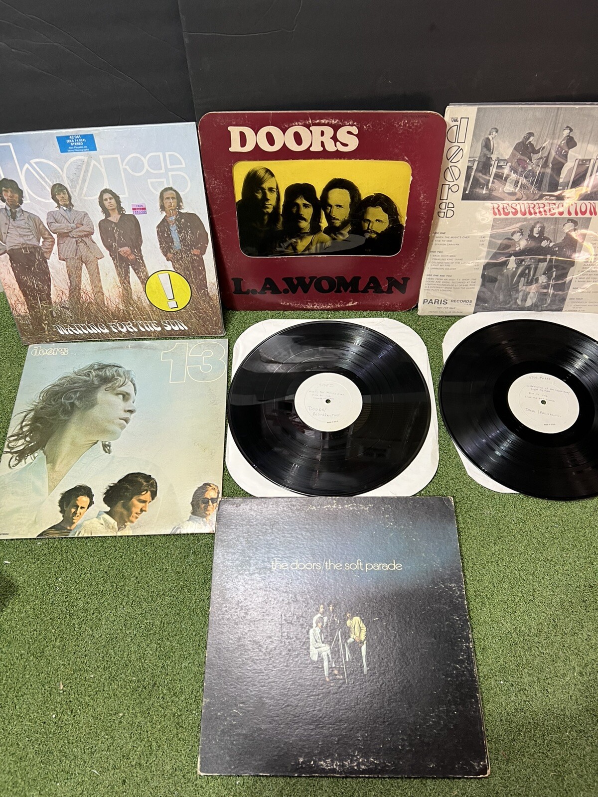 The Doors 5-LP Vinyl Lot “Waiting For The Sun Sealed”/L.A. Women/ Resurrection +