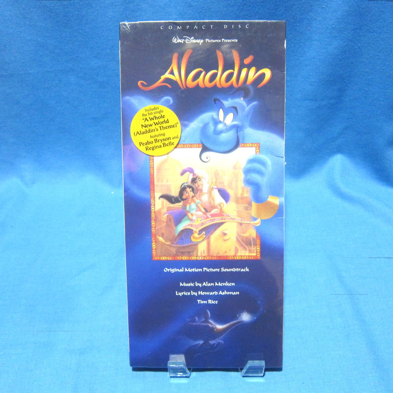 Aladdin Original Motion Picture Soundtrack Menken Ashman Disney Longbox CD New