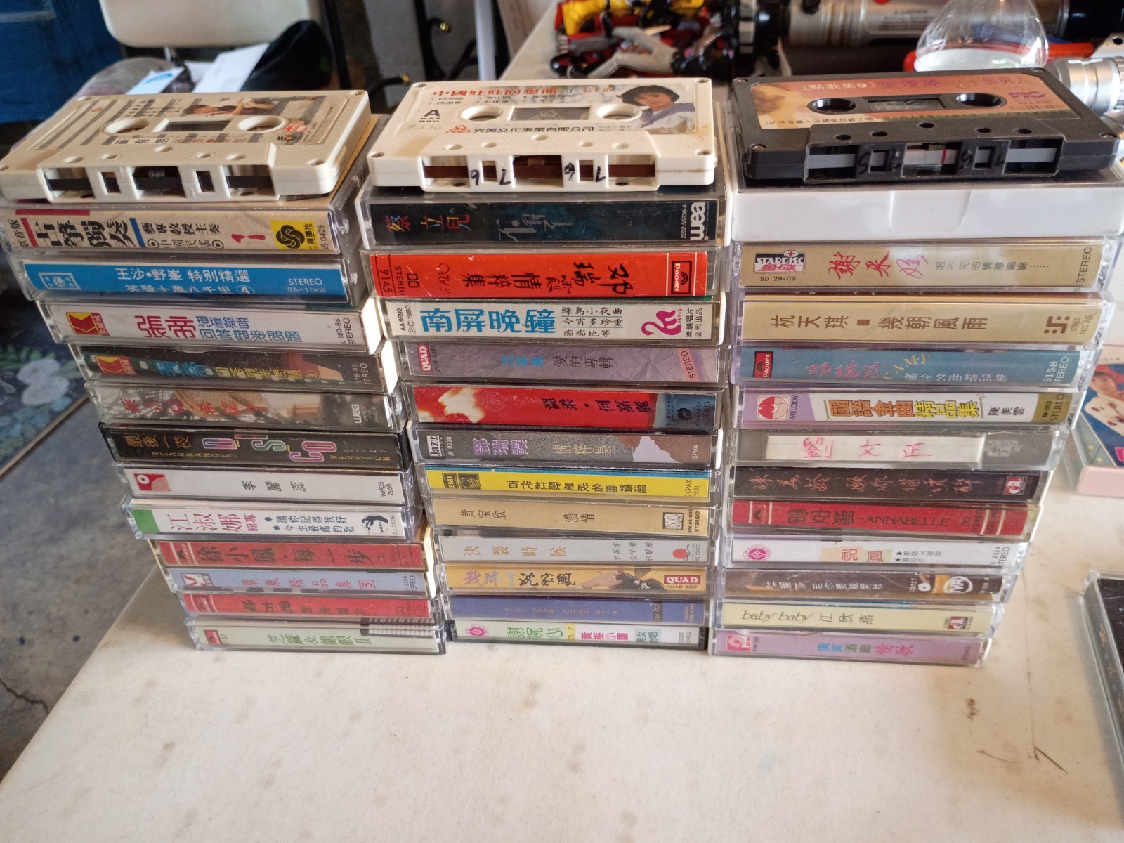 Vintage Chinese Cassette Tape Lot (42) 80s 90s Mandopop Cantopop Pop Music Tapes