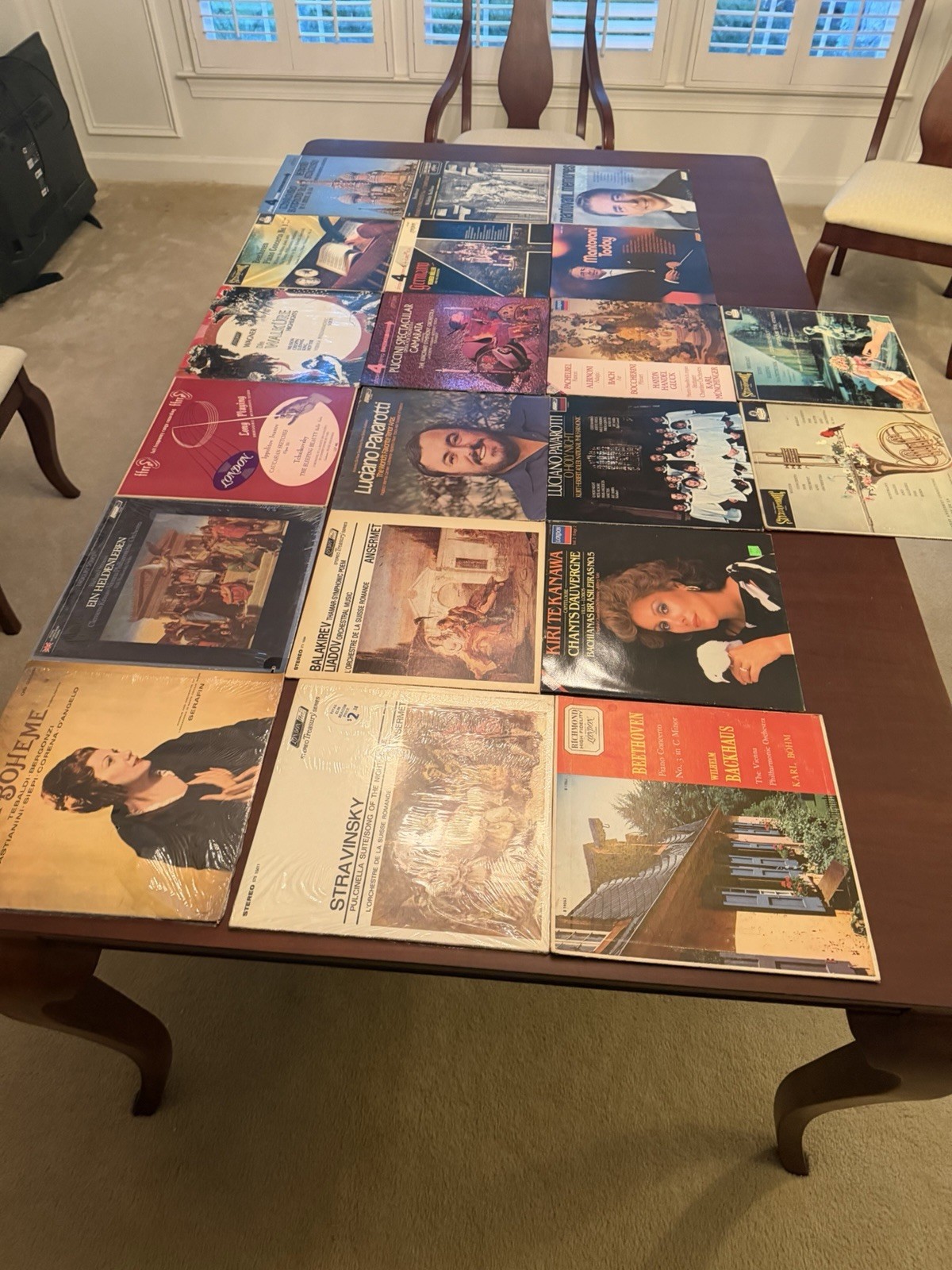 Vintage Lot of 20 Classical Vinyl LP Records London FFRR FFSS Pavarotti Ansermet