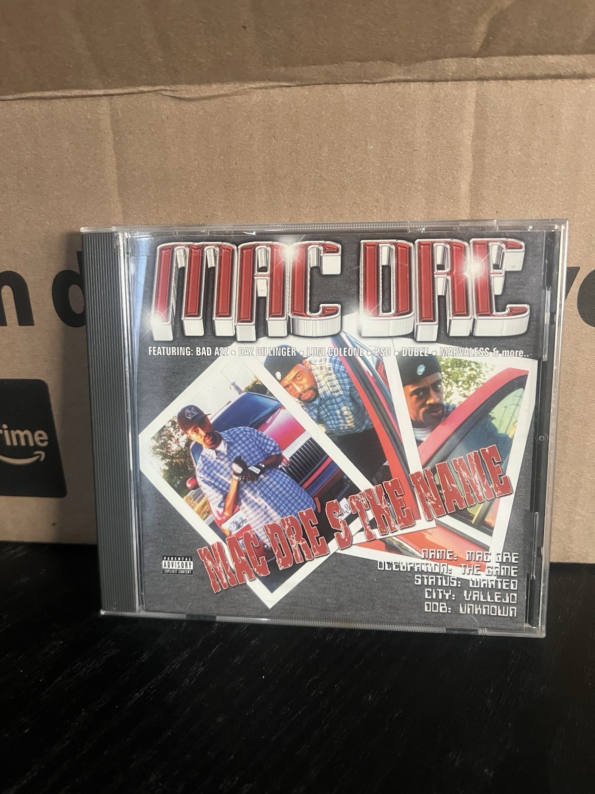 Mac Dre - Mac Dre’s The Name CD Bay Area Rap 707 Super Rare HTF OOP