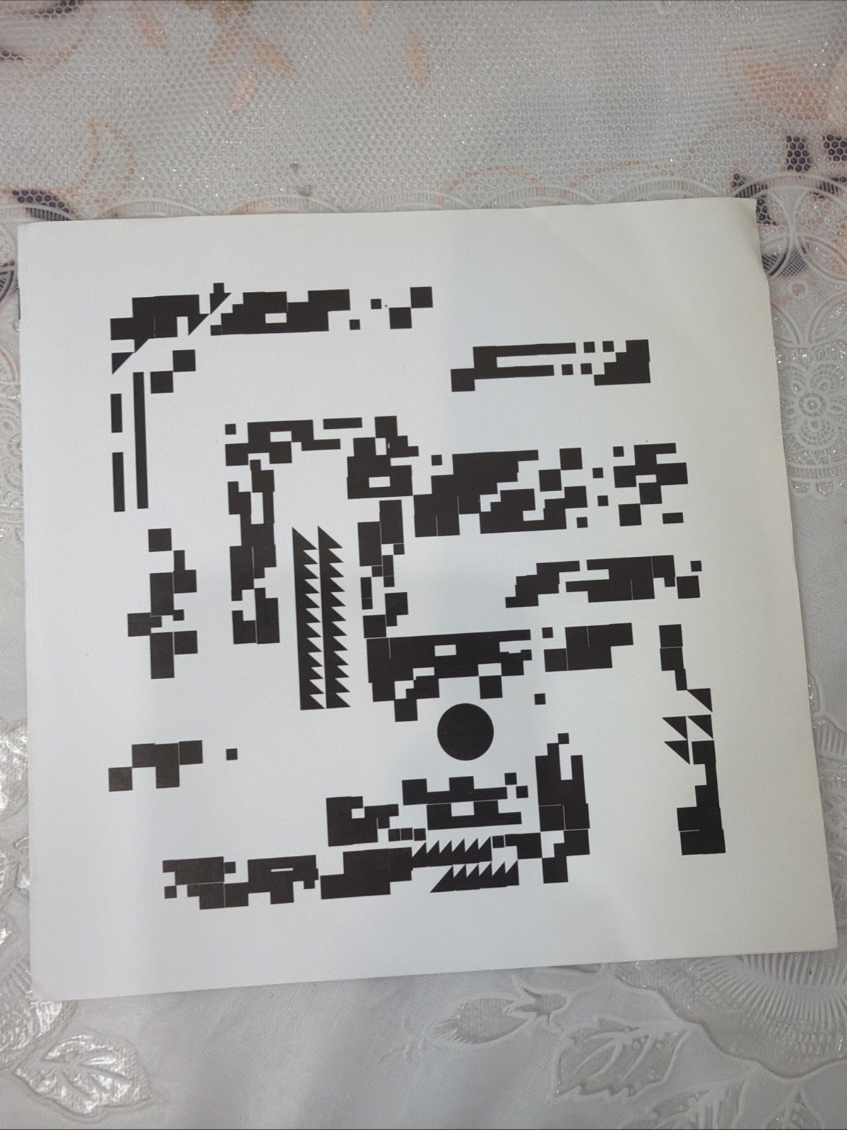 Total Control - Paranoid Video (2011) White Label 7” Vinyl 