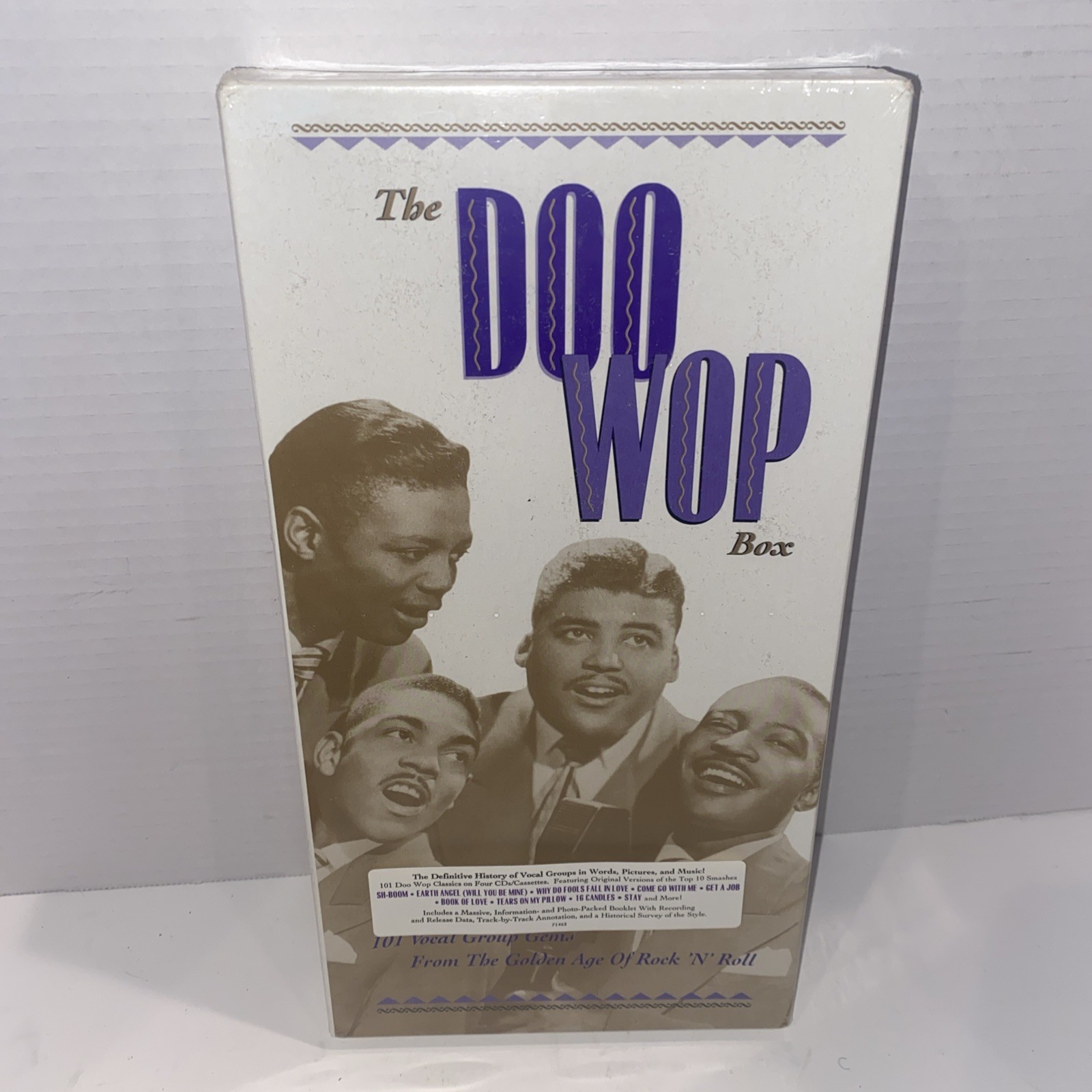 The Doo Wop Box [Box] by Various Artists (CD, Apr-1994, 4 Discs, Rhino (Label))