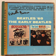 THE BEATLES - '65 & Early Beatles - 4 Track 3.75 IPS Audio Reel Tape - EX Cond. picture