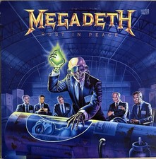 Megadeth Rust in Peace 1991 Czechoslovakia Ex/Vg+ picture