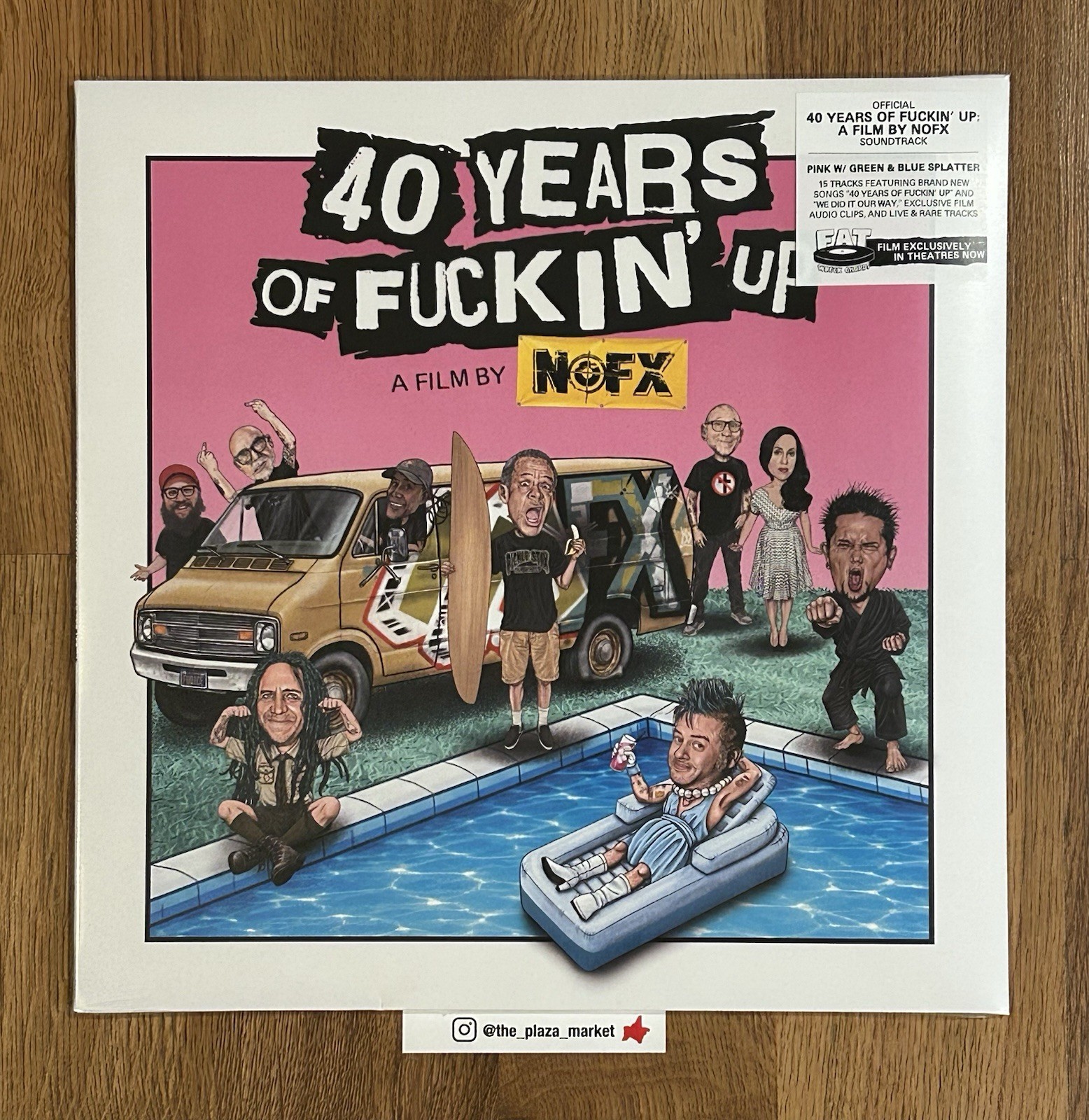 NOFX 40 Years of Fuckin Up vinyl soundtrack Splatter color /500 Sealed record